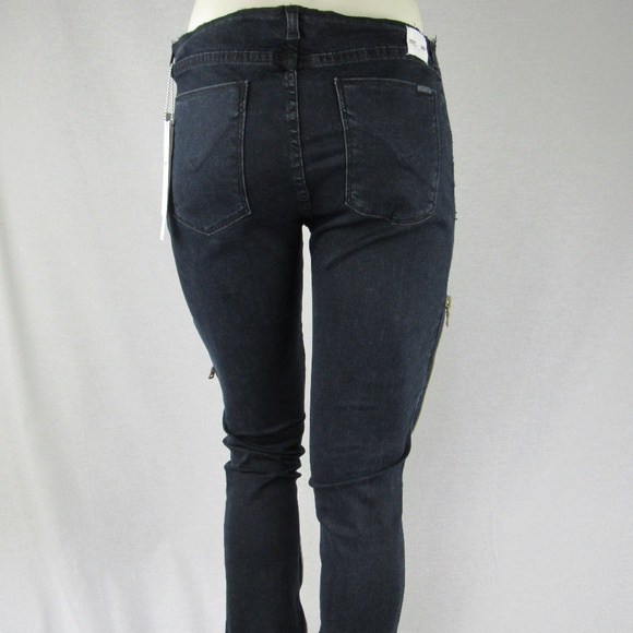 Hudson Lenny Zipper Skinny and Flare Jeans - Picture 6 of 8